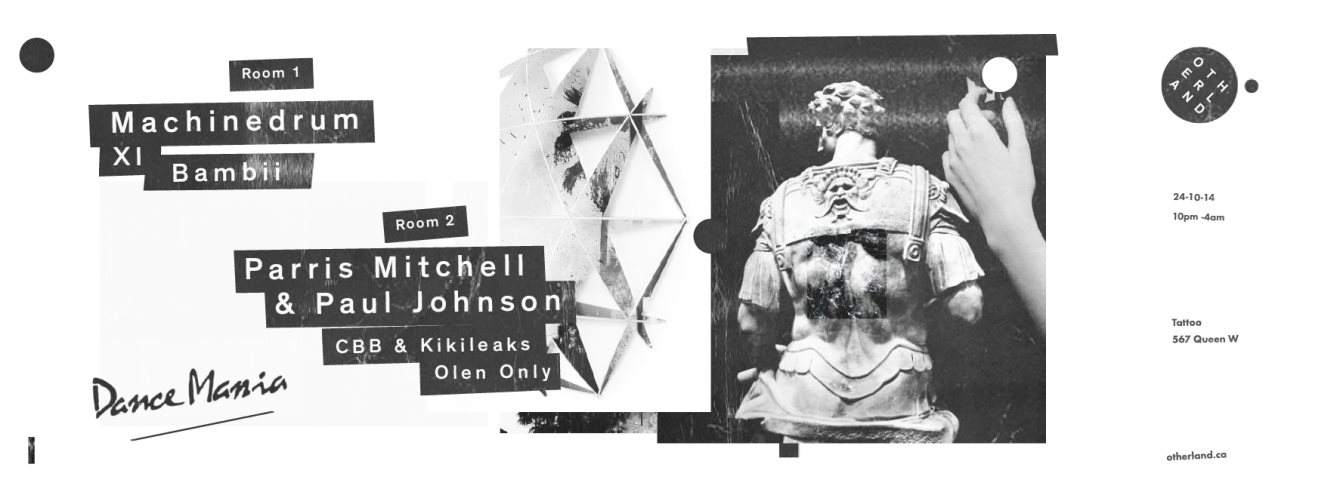 Otherland: Machinedrum & Dance Mania (Paul Johnson, Parris Mitchell) - Página frontal