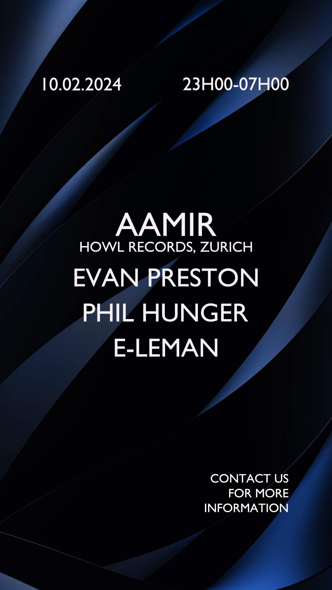 Aamir // Howl Records - フライヤー表