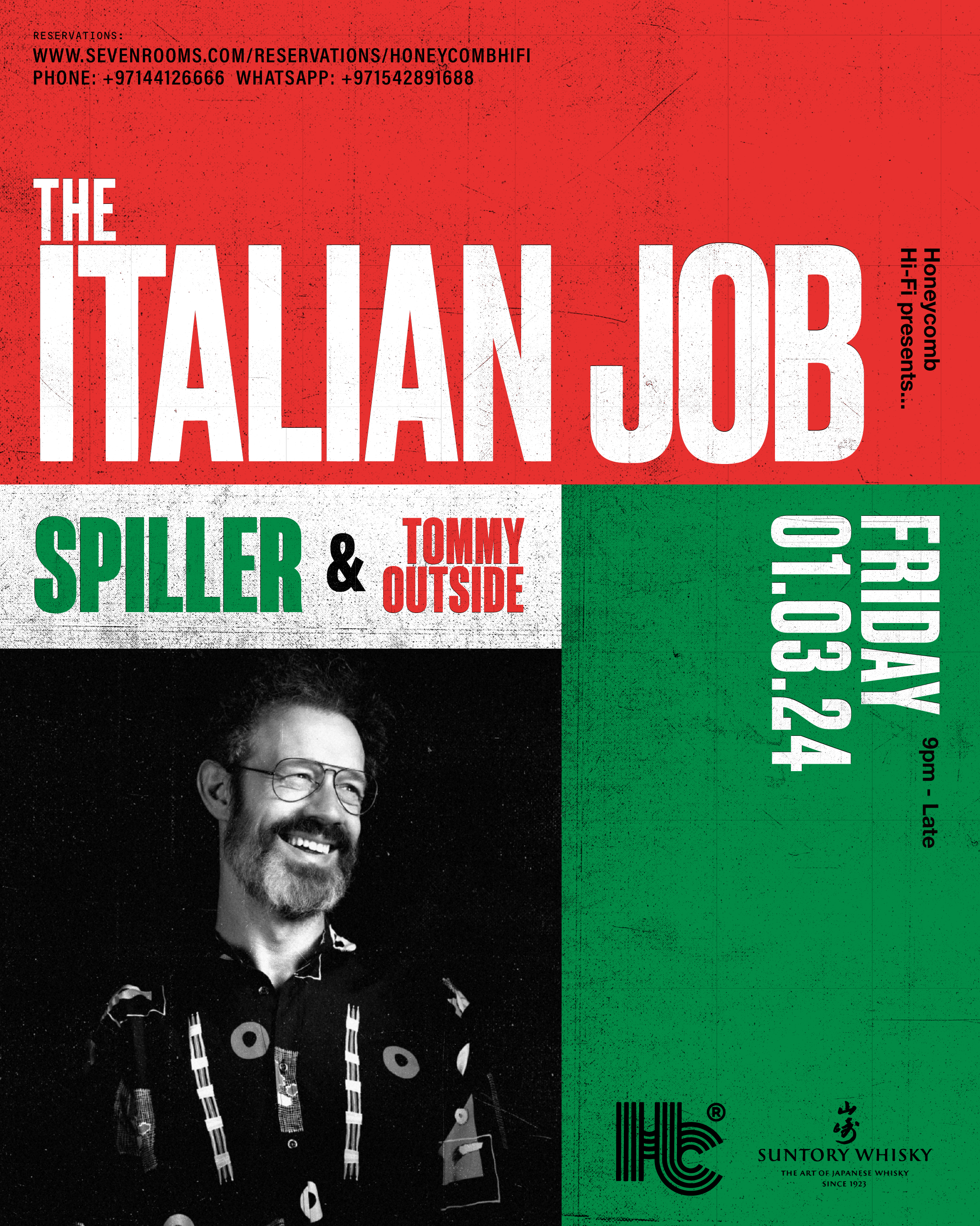 THE ITALIAN JOB Spiller and Tommy Outside - フライヤー表