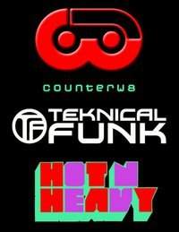 Counterw8, Teknical Funk & Hot N Heavy Release Partyi - フライヤー表
