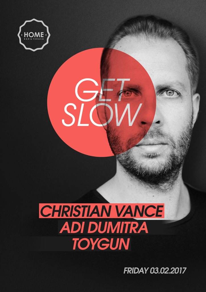 Get Slow Label Night with Christian Vance - フライヤー表