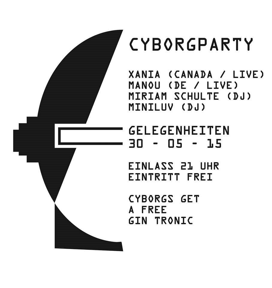 Cyborgparty - フライヤー表