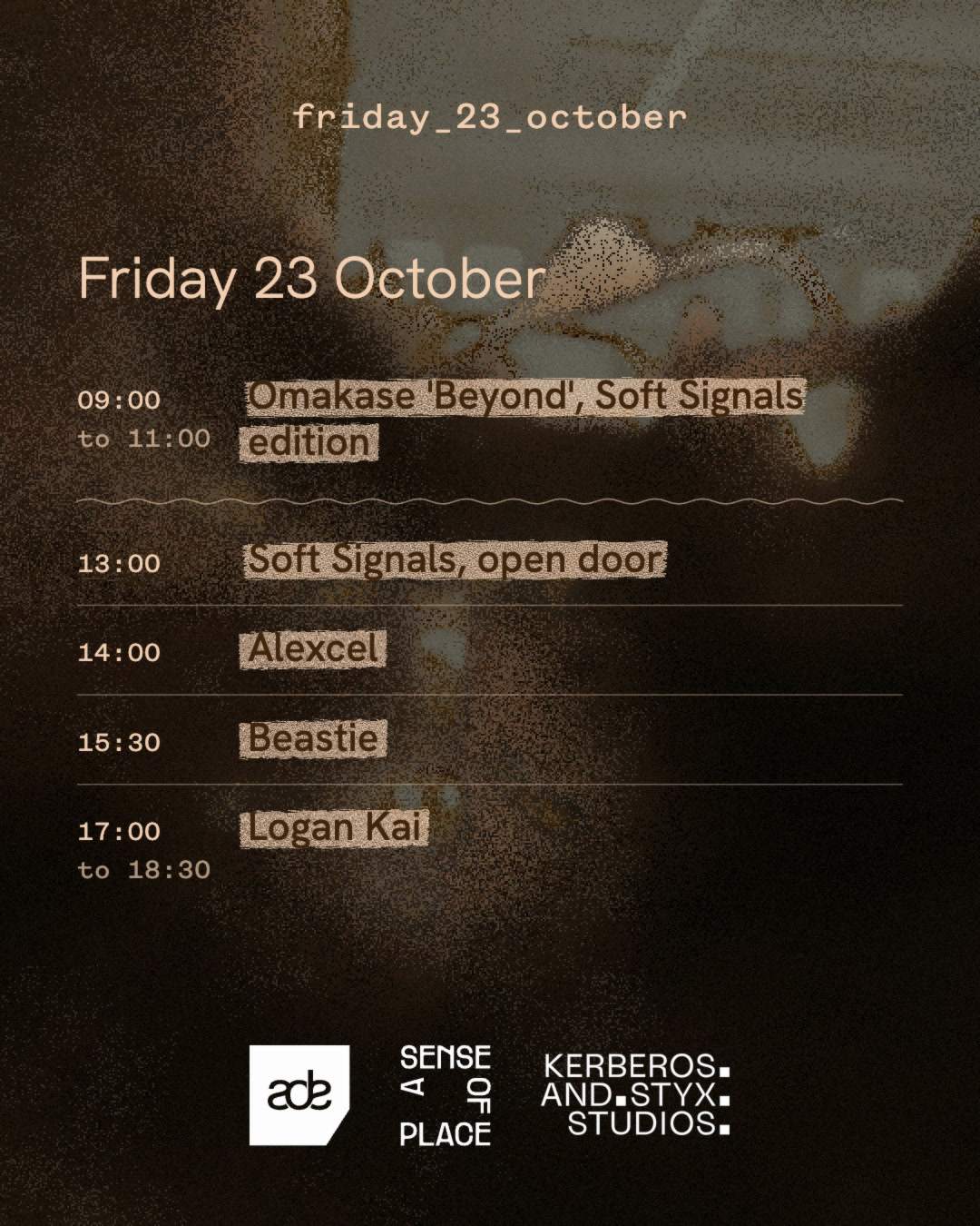 a Sense of Place presents: Soft Signals at a Sense of Place, Amsterdam