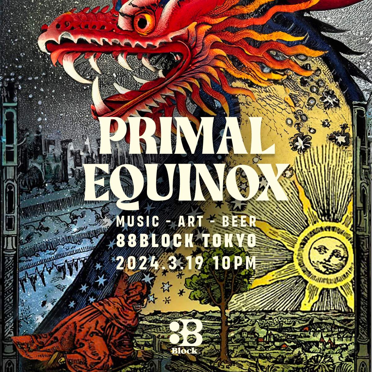 PRIMAL EQUINOX - フライヤー裏