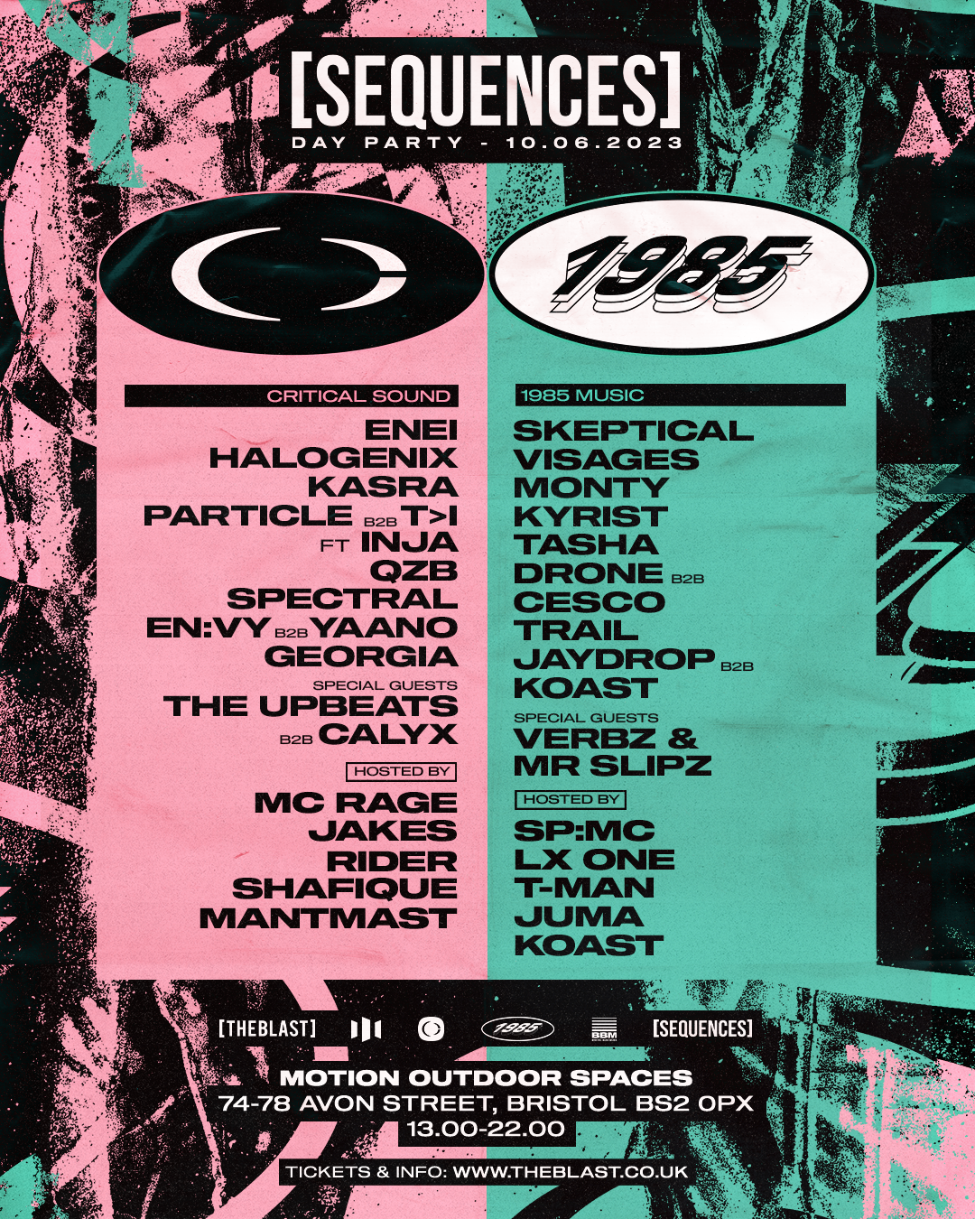 Critical Sound x 1985 Music Day Party Bristol // [SEQUENCES] - フライヤー表