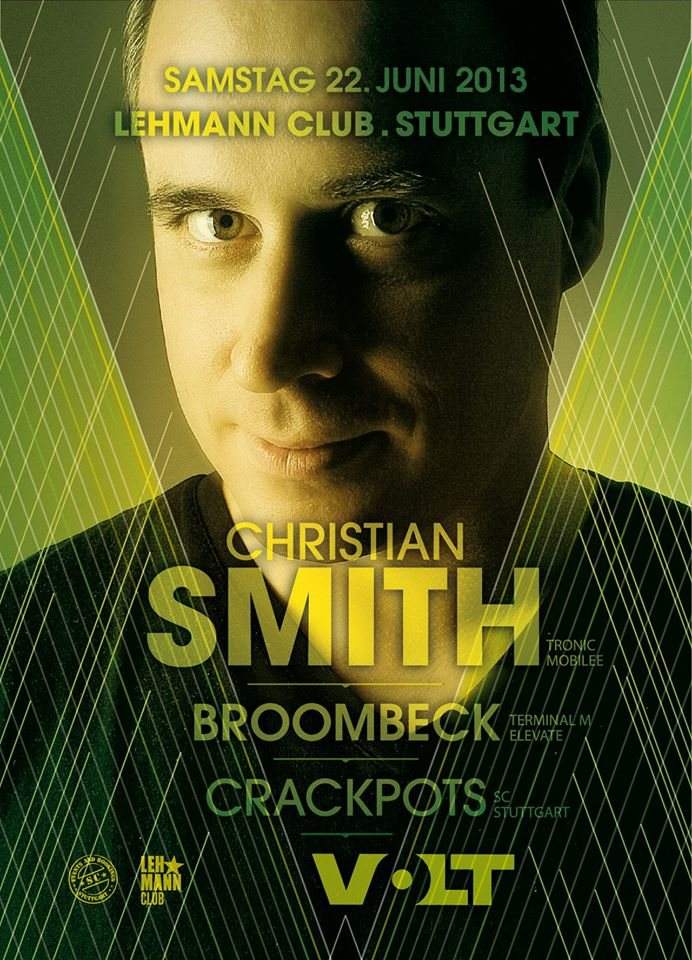Volt with Christian Smith, Broombeck, Crackpots - Página frontal