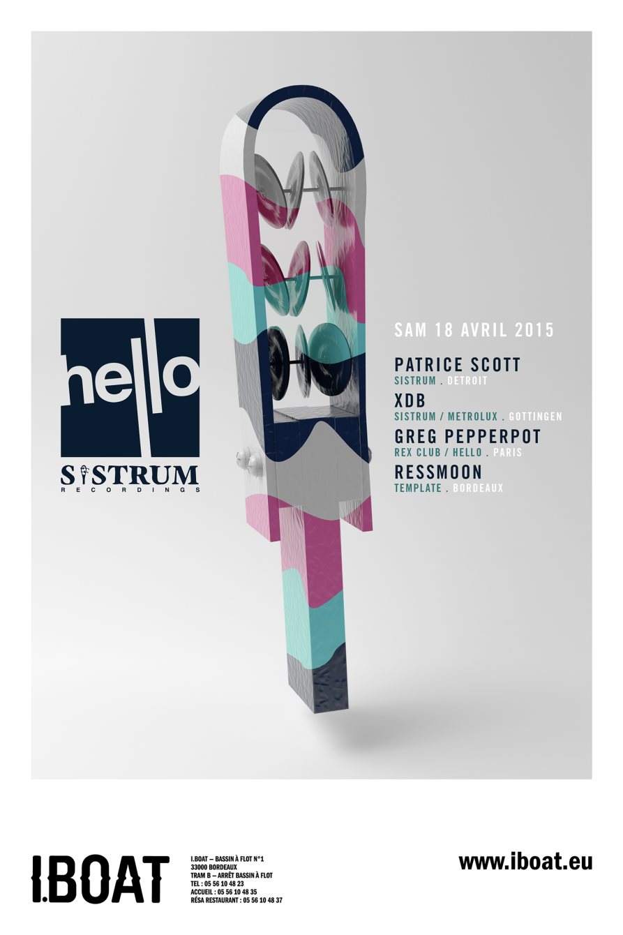 Hello Sistrum: Patrice Scott, XDB, Pepperpot & Ressmoon - Página frontal
