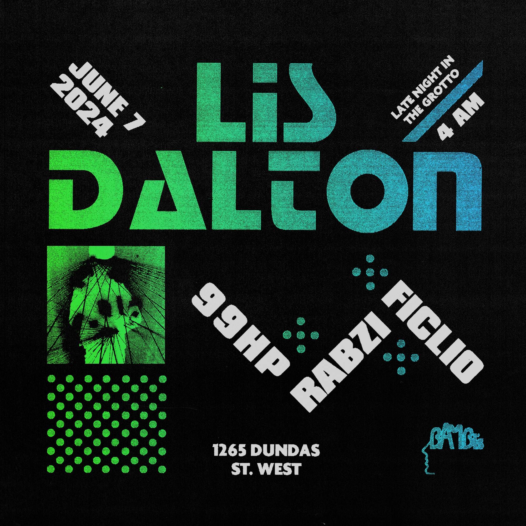 DO WEST FEST - Lis Dalton feat. Ficilio + Rabzi + 99hp - 4AM LAST CALL - フライヤー表
