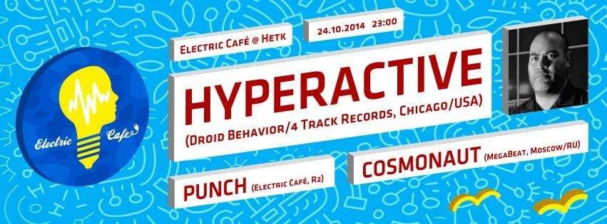 Electric Cafe - DJ Hyperactive - Página frontal