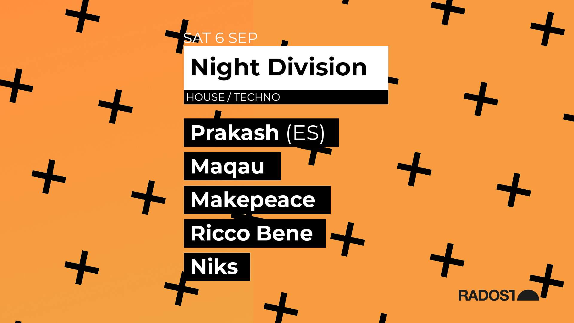 Night Division at Radost Music Club, Bratislava