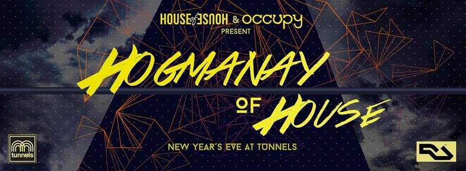 House of House x Occupy - Hogmanay of House - NYE - フライヤー裏