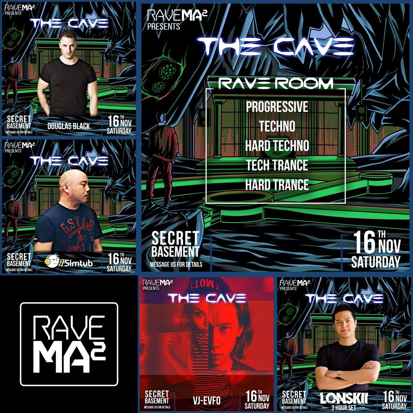 Rave Ma² presents: The Cave at Secret Location TBA, Hong Kong