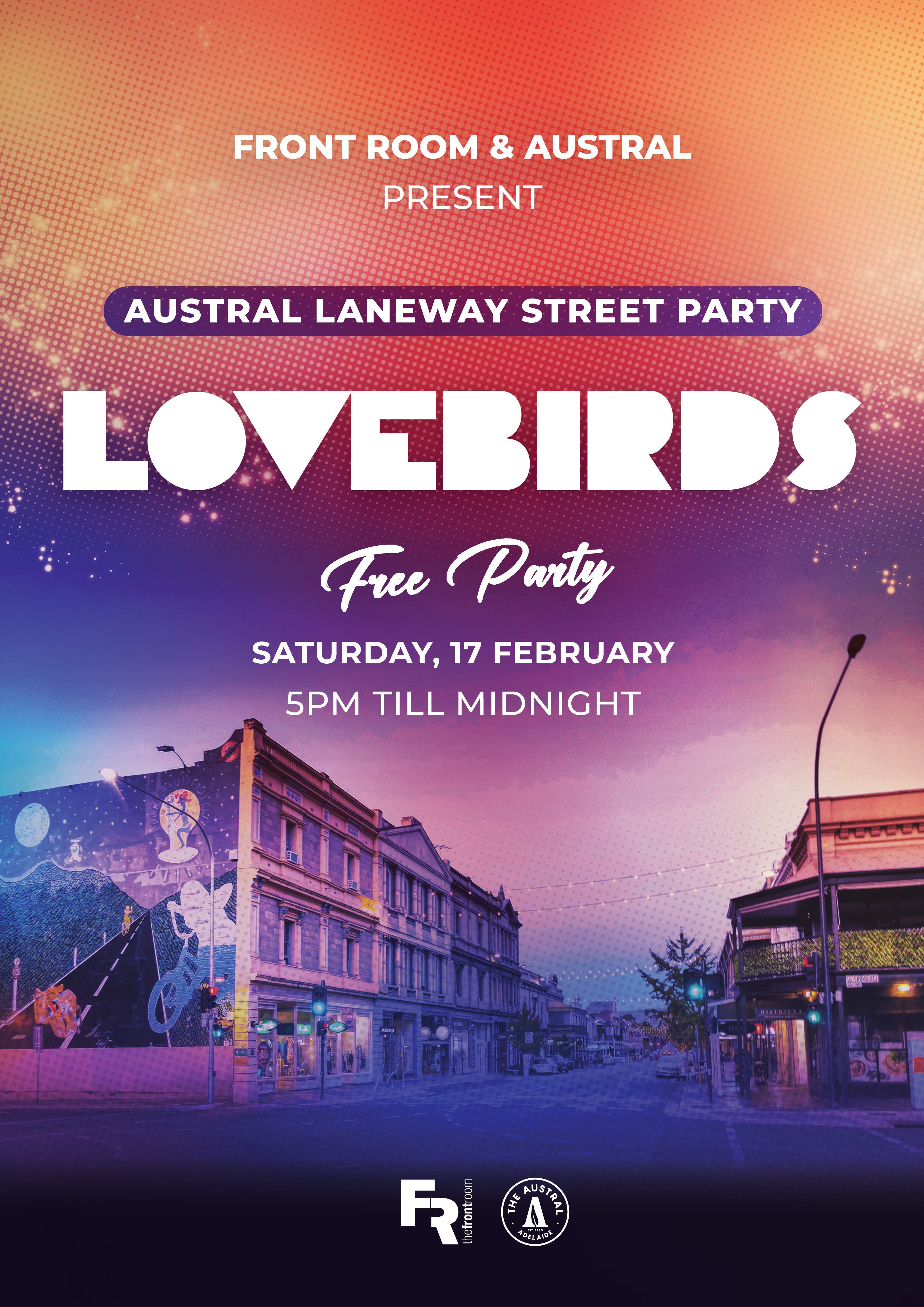 Lovebirds (GER) // FREE LANEWAY PARTY - フライヤー表