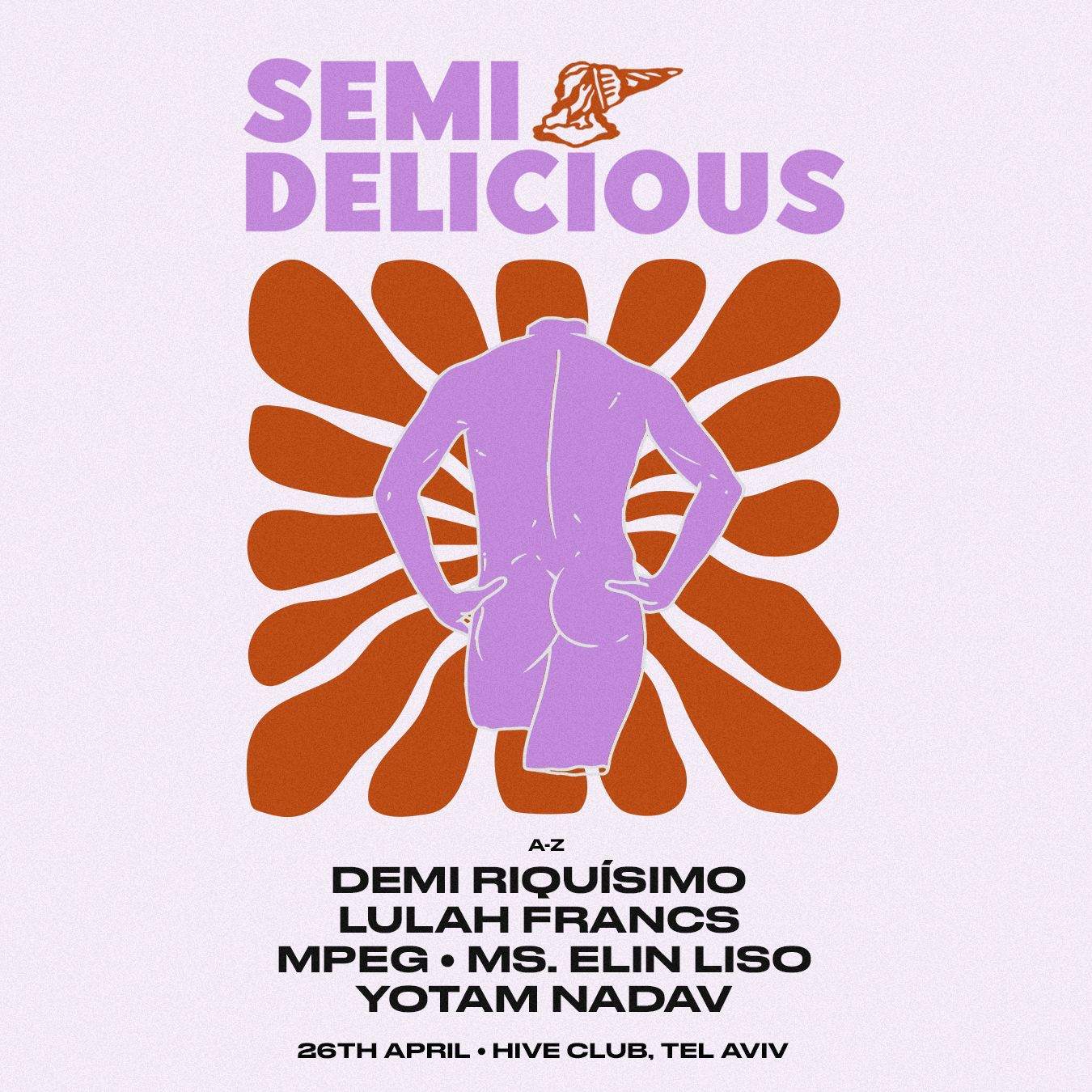 Semi Delicious Club - フライヤー表