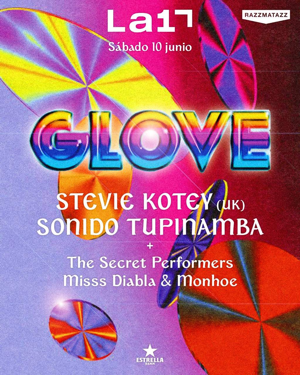 LA1 presenta: GLOVE: Stevie Kotey (UK) + Sonido Tupinamba - フライヤー表