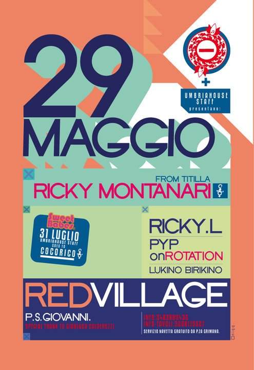 Red Village Special Guest Ricky Montanari Ricky L - Página frontal
