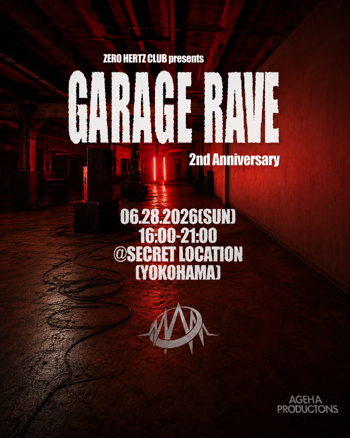 ZERO HERTZ CLUB 'GARAGE RAVE' (Bass/ Dubstep/ DnB/ Hard Techno) at TBA ...