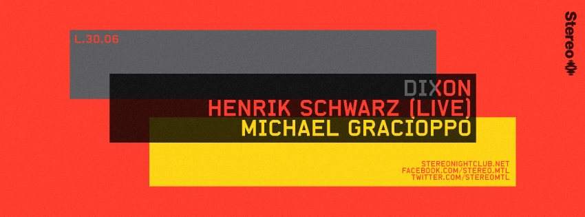 Dixon - Henrik Schwarz - Michael Gracioppo - Página frontal