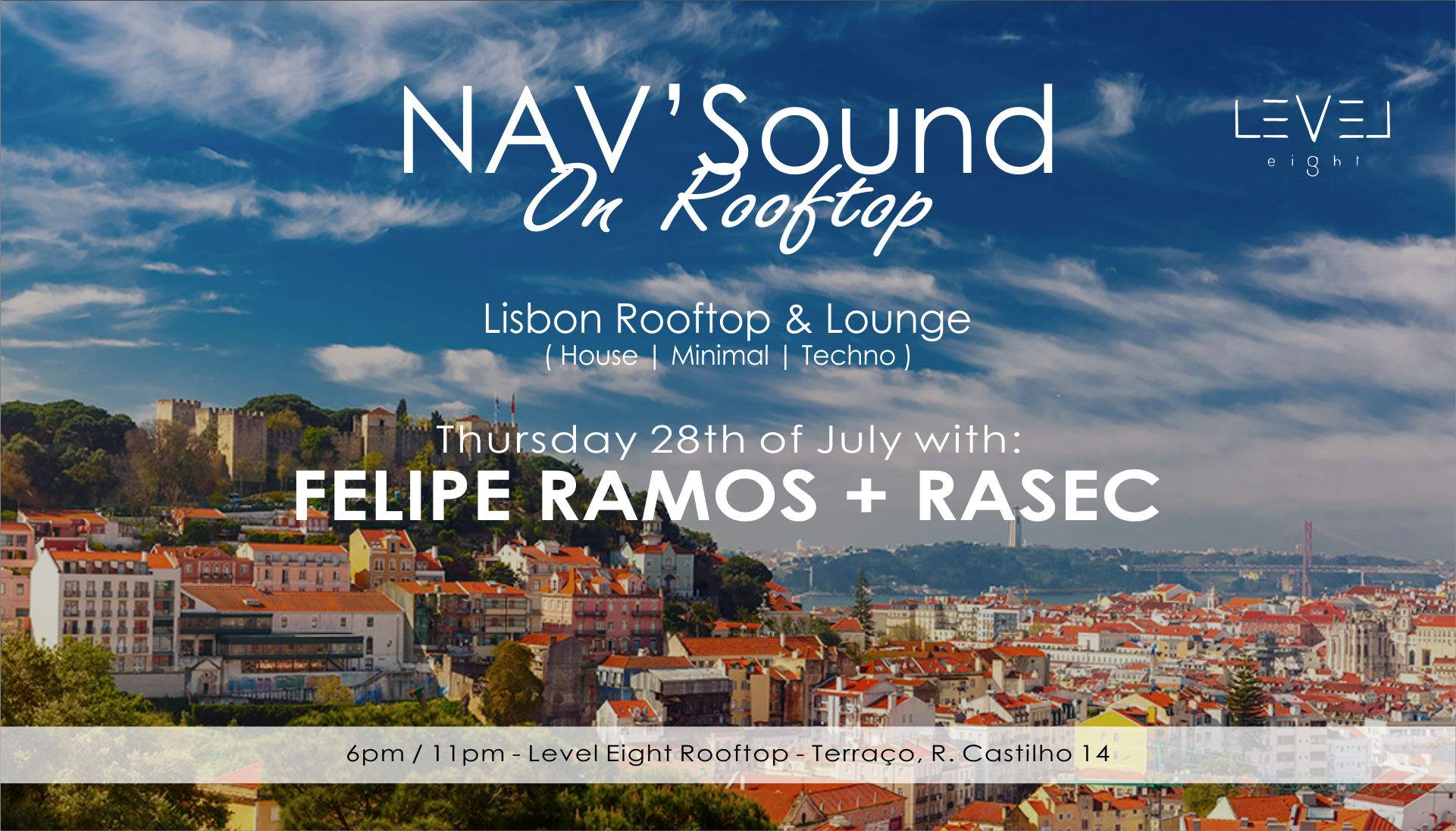 (Canceled) NAV'Sound on Rooftop with Felipe Ramos + Rasec at Level ...