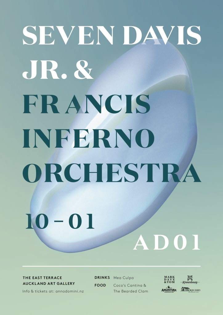 Anno Domini 2016: Seven Davis Jr., Francis Inferno Orchestra - Página frontal