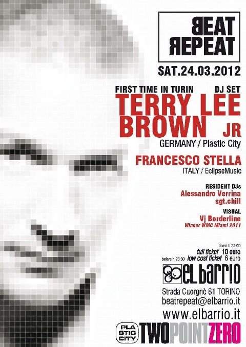 Beat Repeat presents Terry Lee Brown Jr - Dj Set - - Página frontal