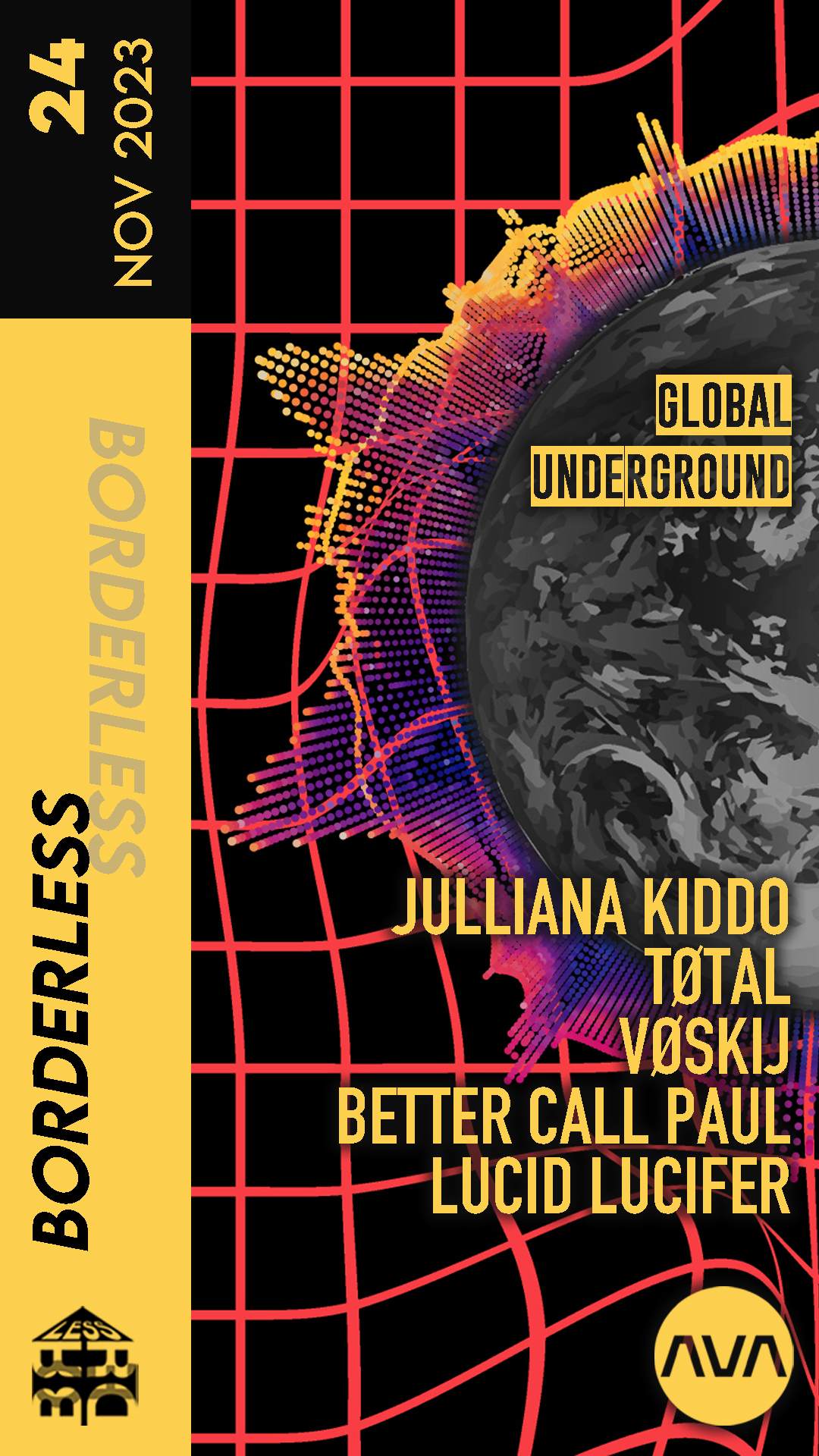Borderless Pres. Global Underground - Página frontal