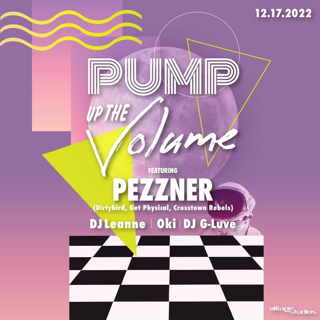 Pump Up The Volume feat. Pezzner - フライヤー表