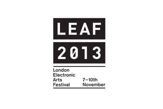LEAF (London Electronic Arts Festival) - フライヤー表
