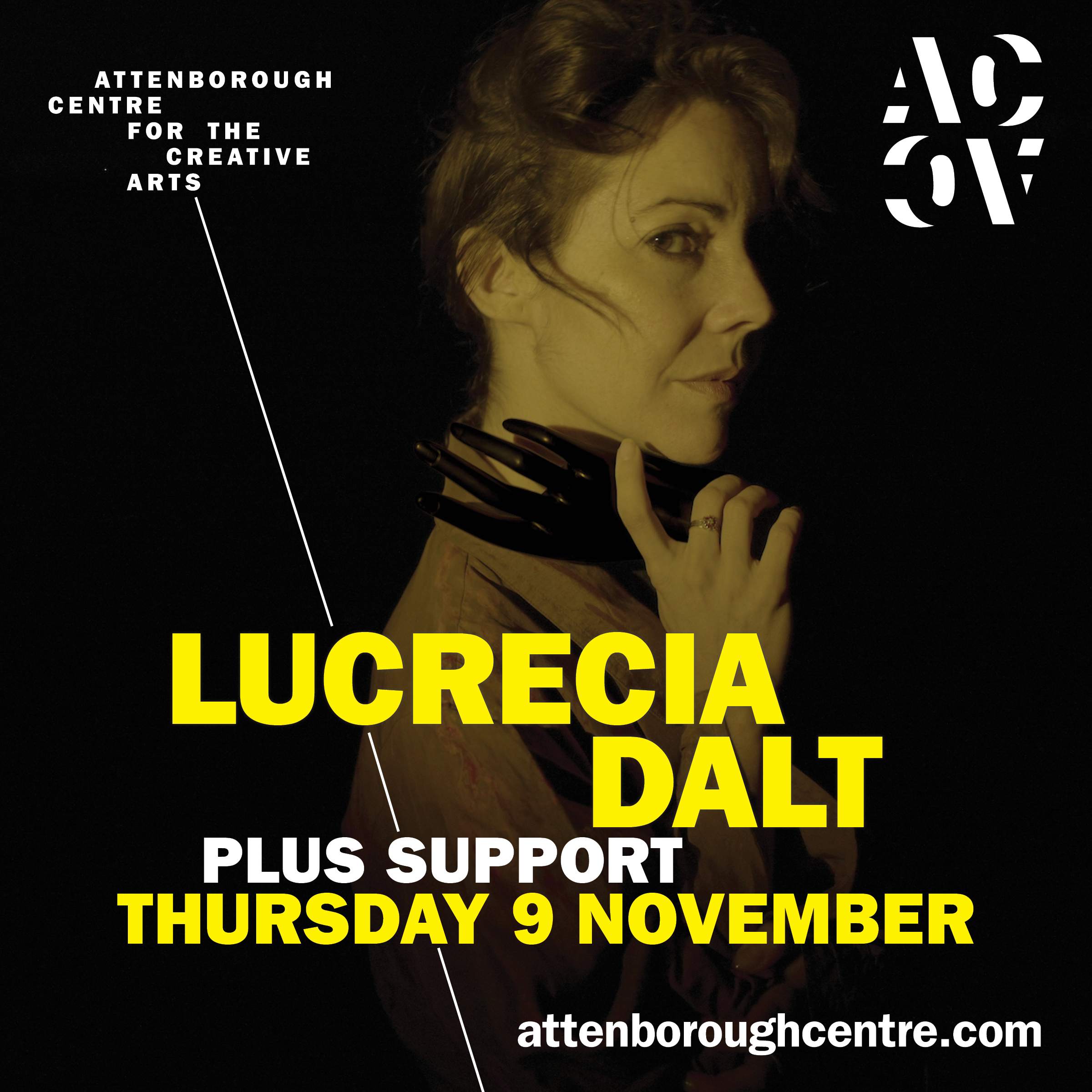 Lucrecia Dalt (plus support) - フライヤー表