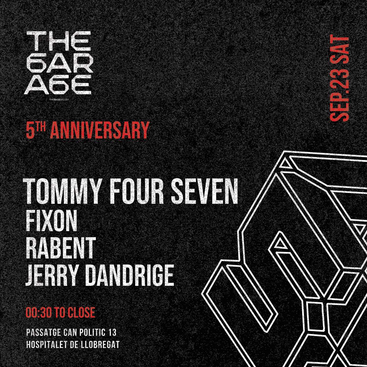 5 Anniversay The Garage Tommy Four Seven - Página frontal