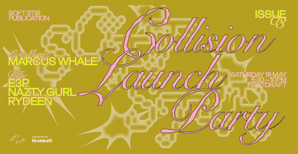 Soft Stir presents Collision Launch Party - Página frontal