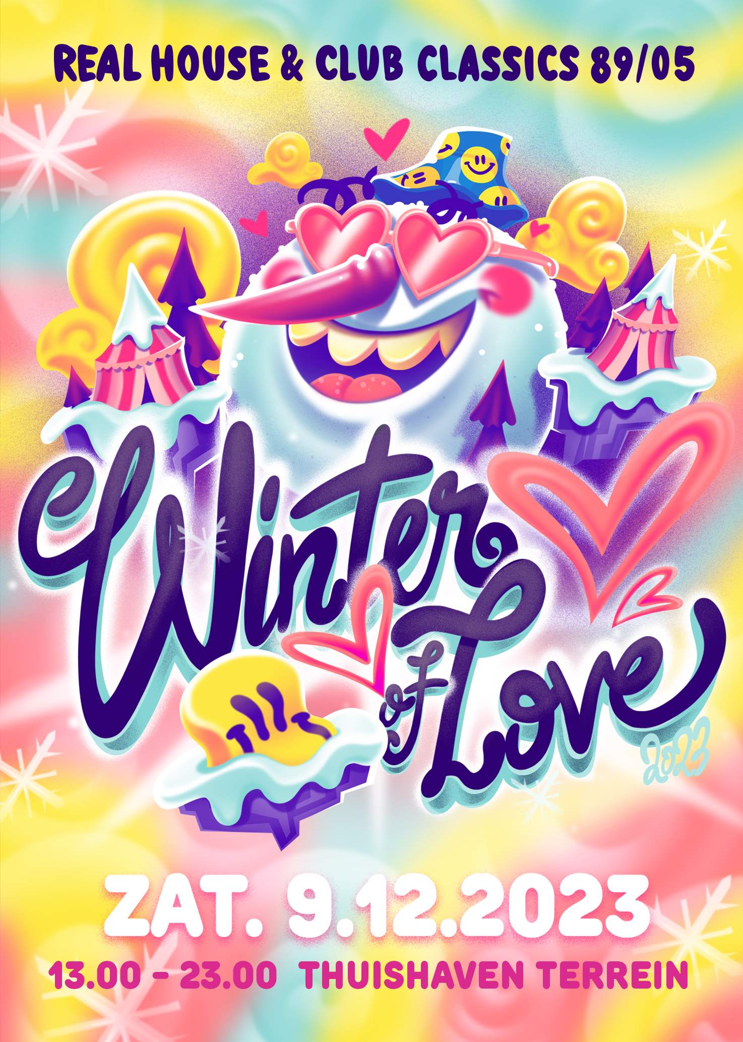 SOLD OUT - Winter of Love 2023 - Real House & Club Classics 89/05 - フライヤー表