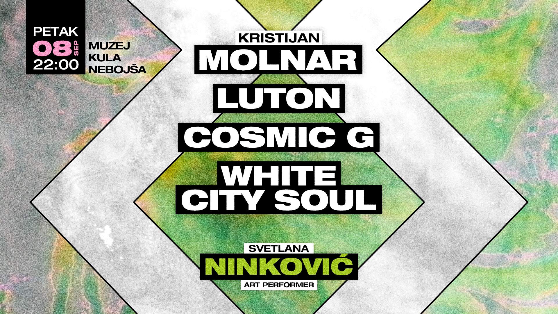 Ritmik Opening with Kristijan Molnar, Luton, Cosmic G, White City Soul, Svetlana Ninković - フライヤー表