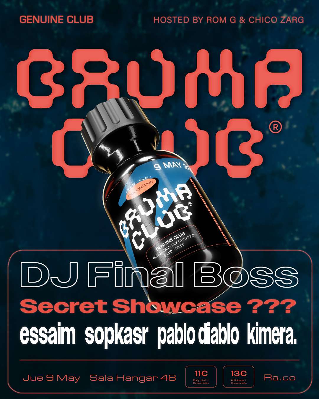 BRUMA CLUB X DJ Final Boss - フライヤー表