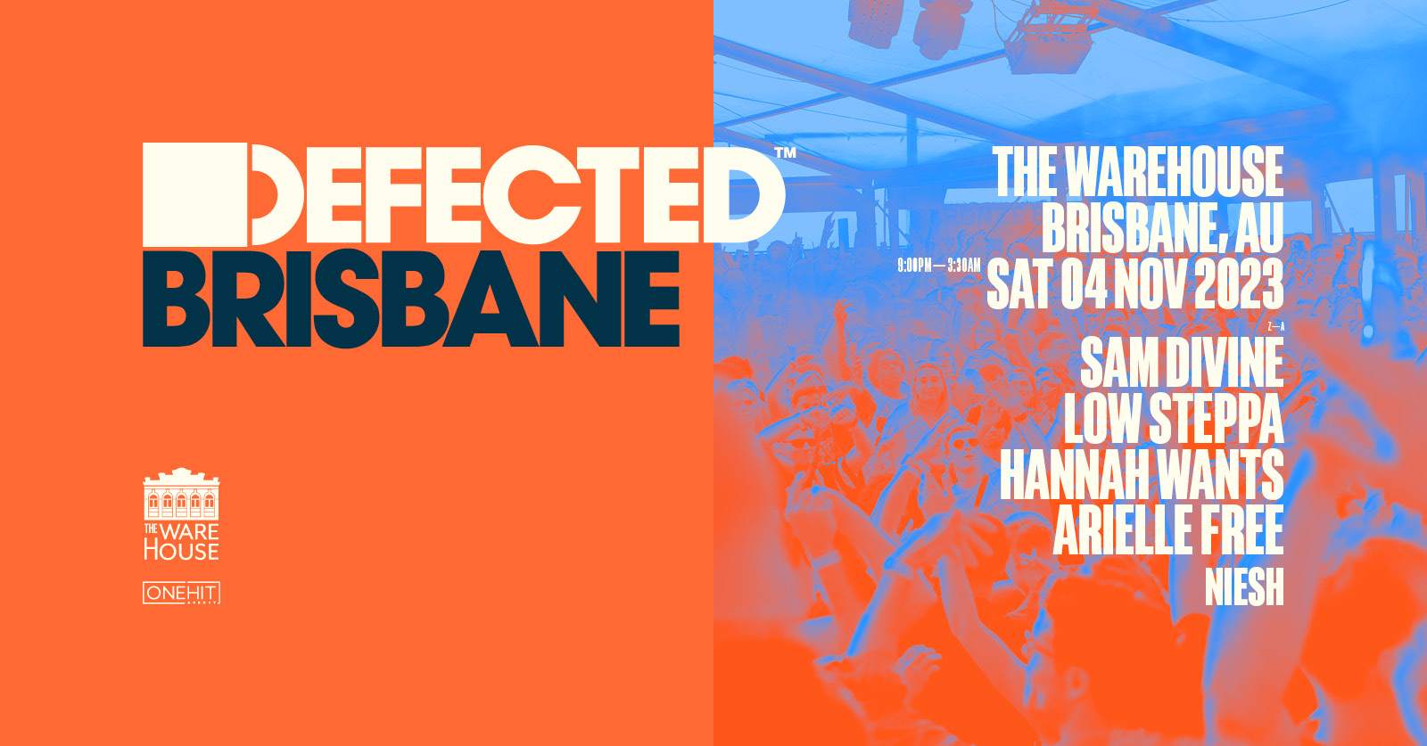 Defected Brisbane - フライヤー表