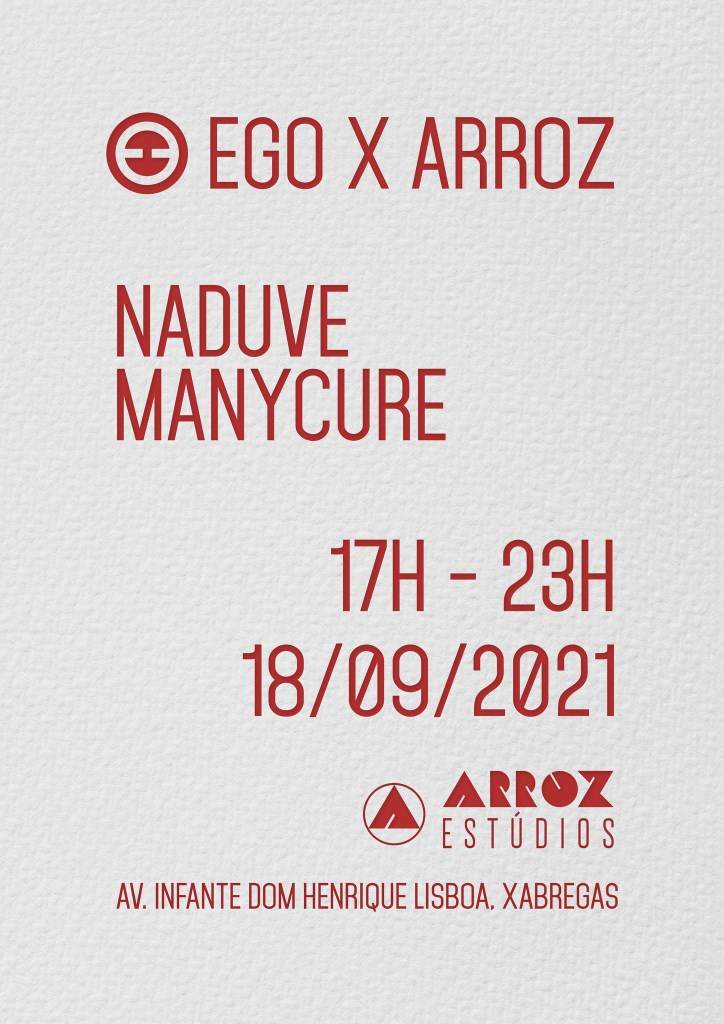EGO x Arroz with Naduve and Manycure - フライヤー表