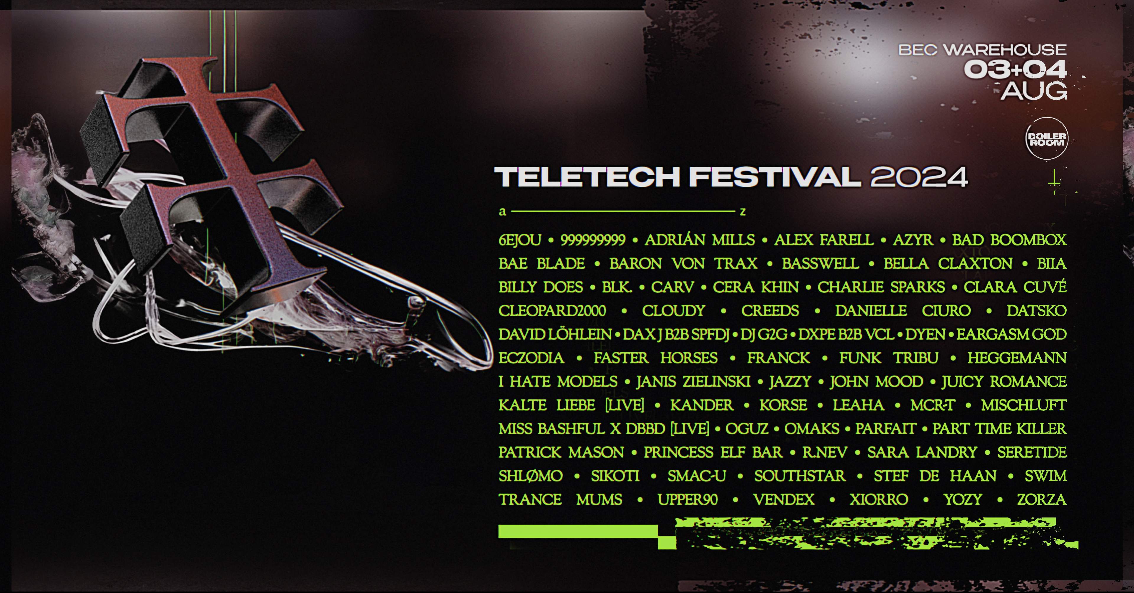 Teletech Festival 2024 - フライヤー表