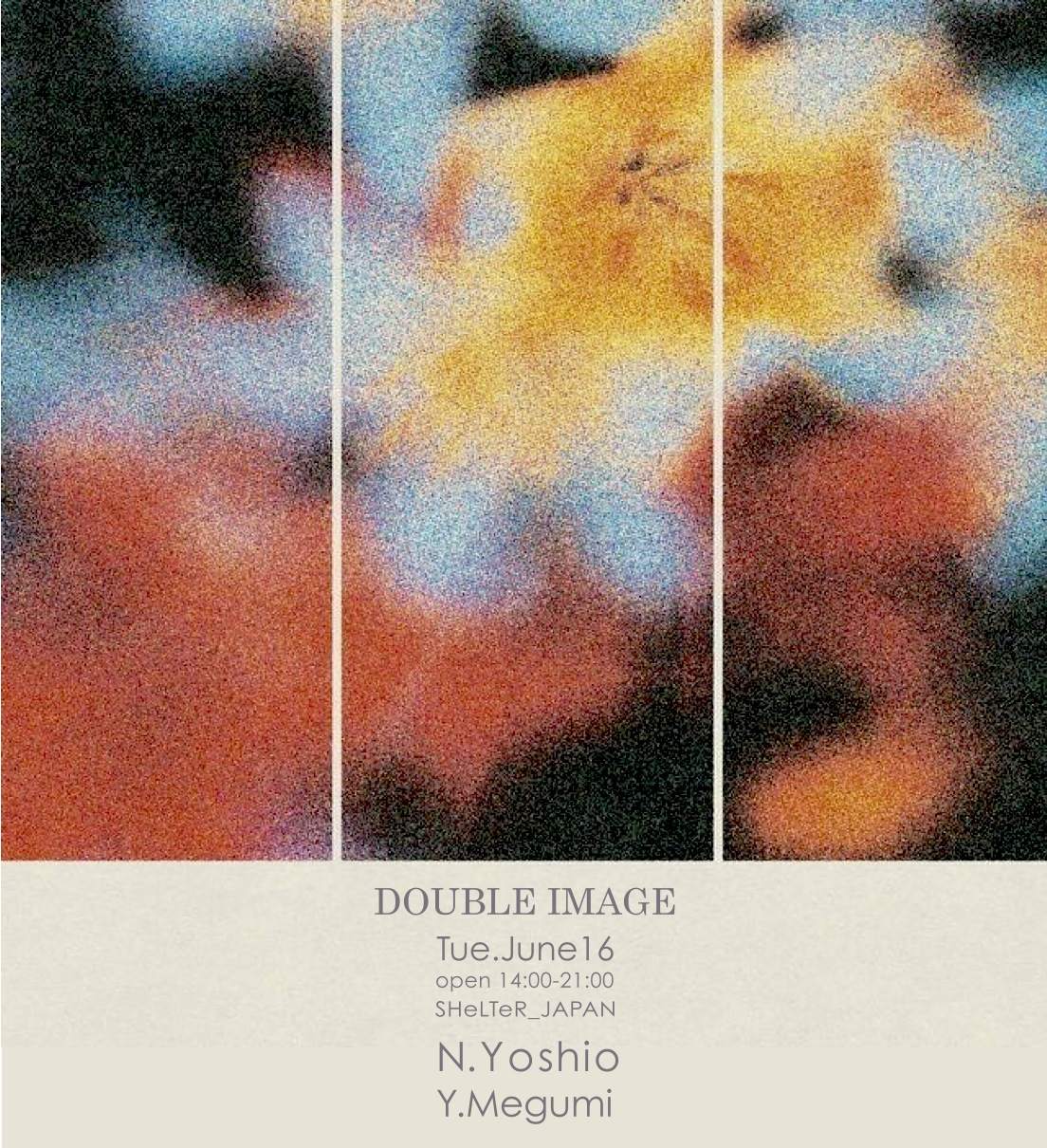 DOUBLE IMAGE at SHeLTeR, Tokyo
