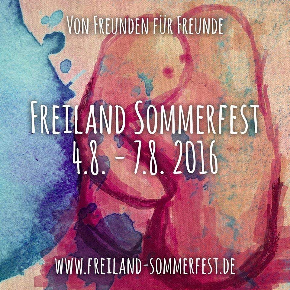 Freiland Festival 2016 - フライヤー表