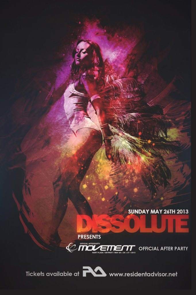 Dissolute presents: Dissolute: Sunday 7am - 5am: 22 Hours: Official Movement Afterparty - Página frontal