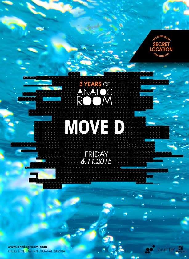 3 Years of Analog Room After Party with Move D - Página frontal
