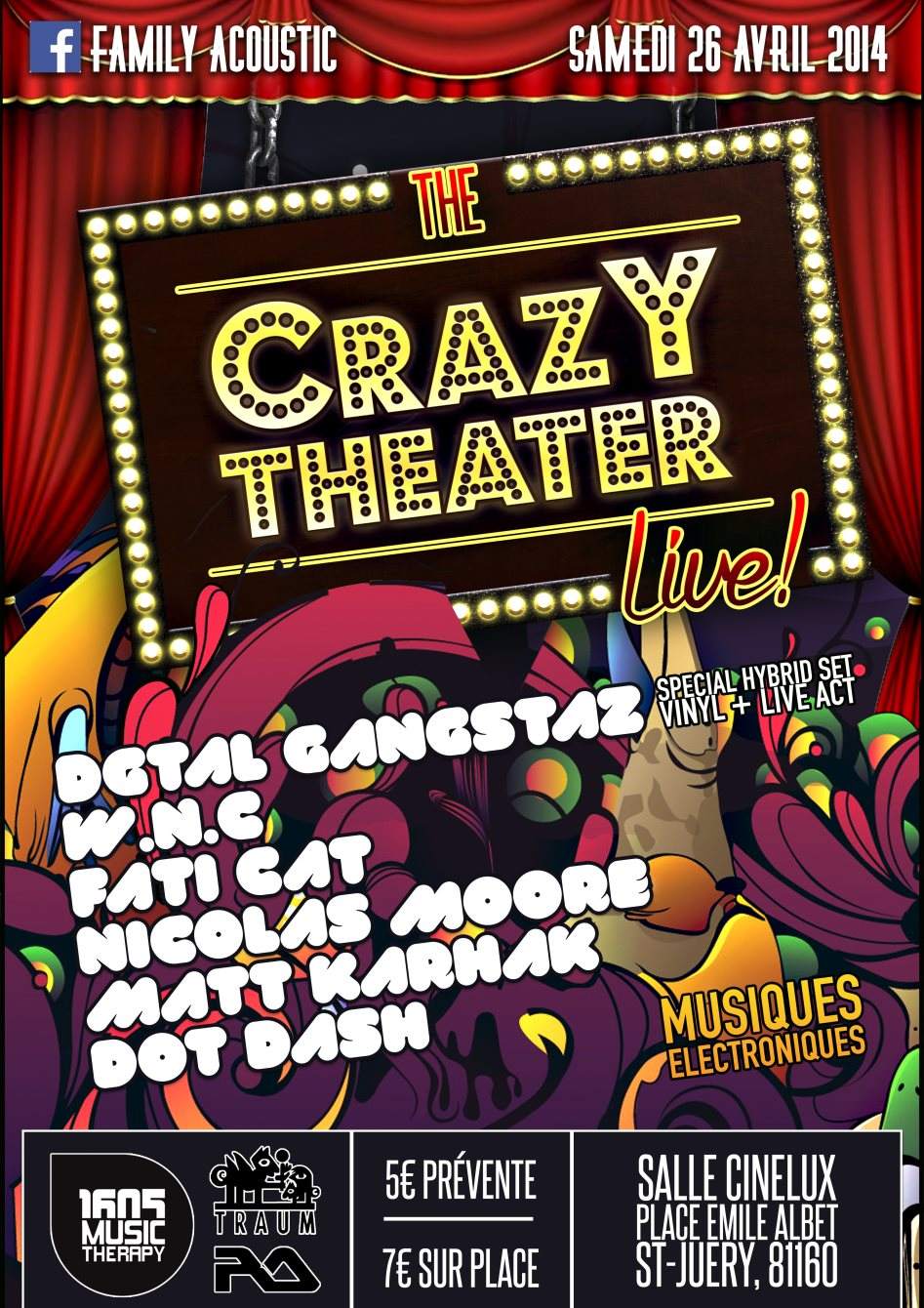 The Crazy Theater by Family Acoustic - Página frontal