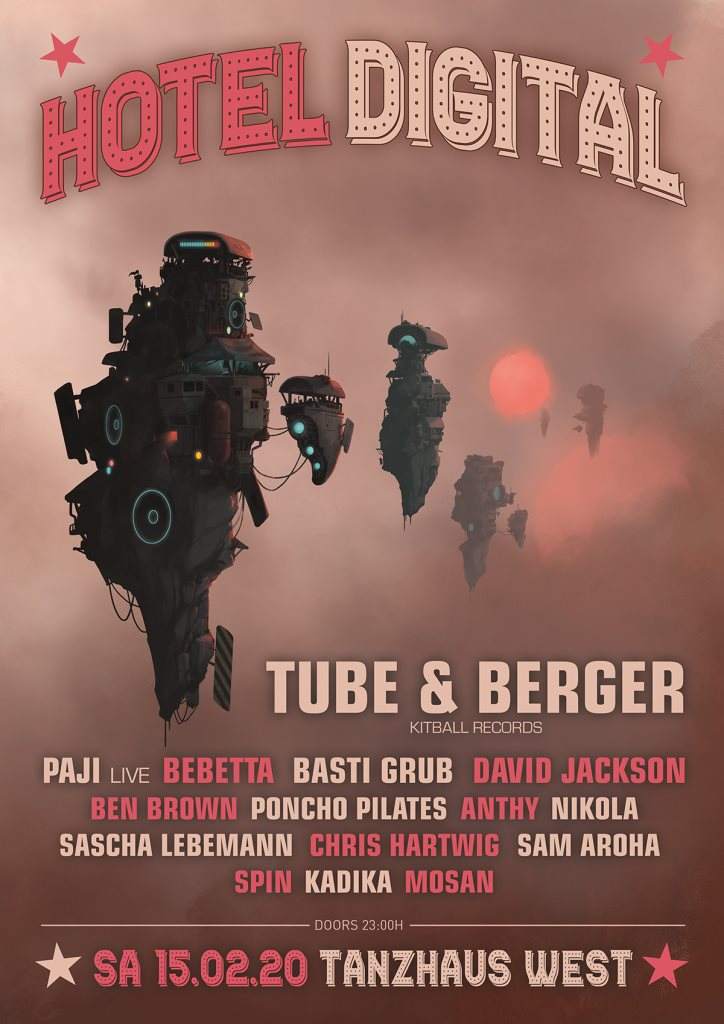 Hotel Digital # Tube & Berger / PAJI - Live / Bebetta - Página frontal