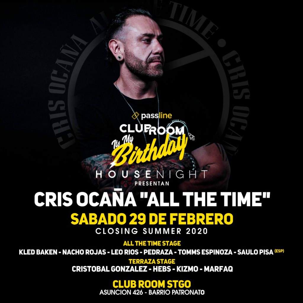 Clubroom - Saulo Pisa & Cris Ocaña Its my Birthday - Página frontal