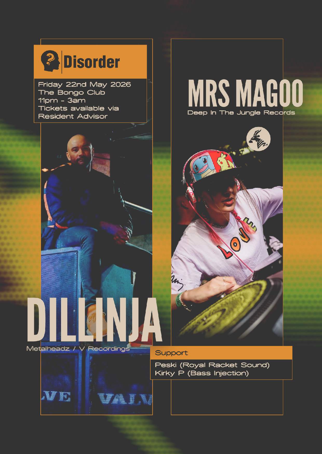 Disorder presents: Dillinja (Metalheadz / V recordings) [90 minute