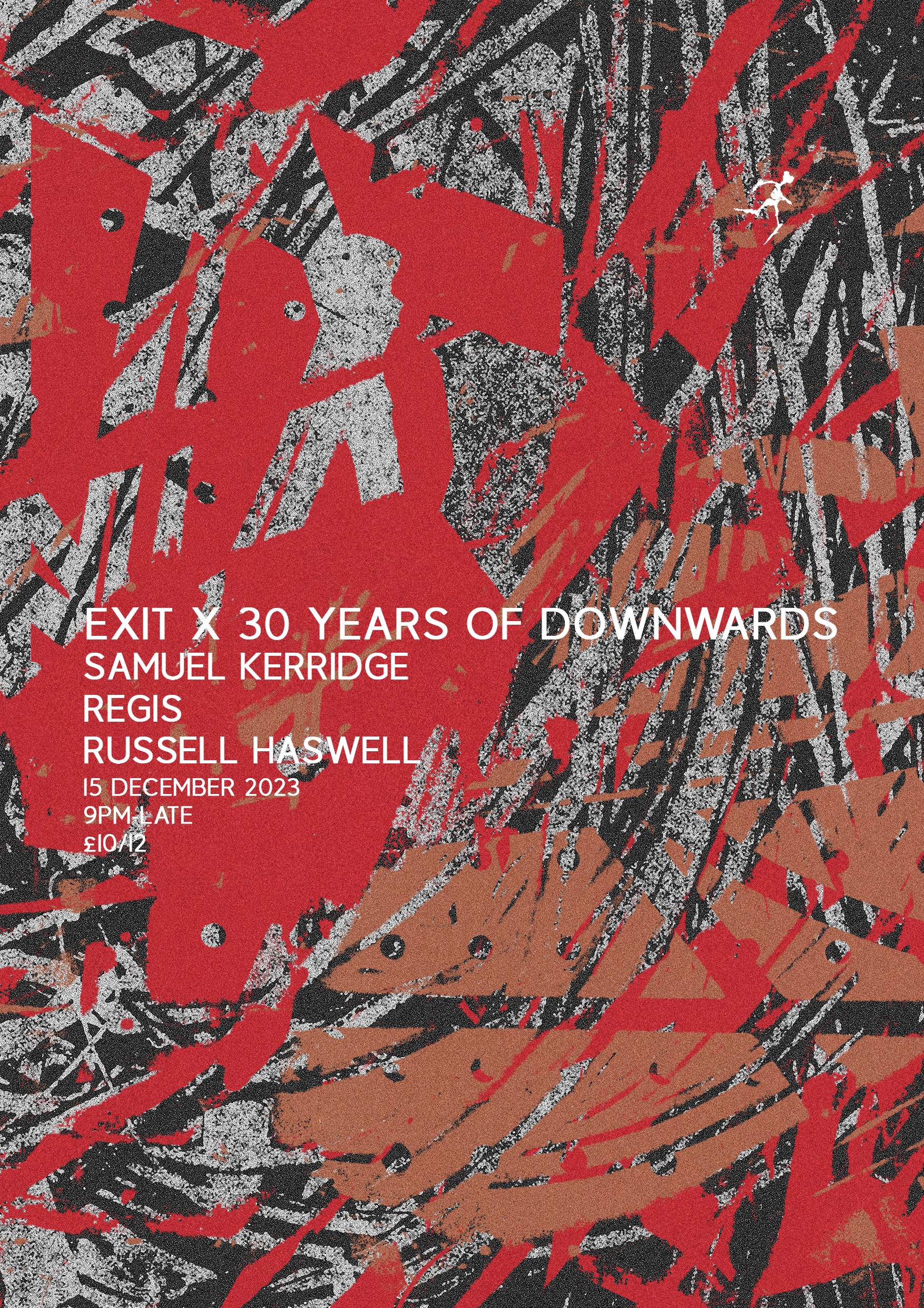EXIT X 30 YEARS OF DOWNWARDS - フライヤー表