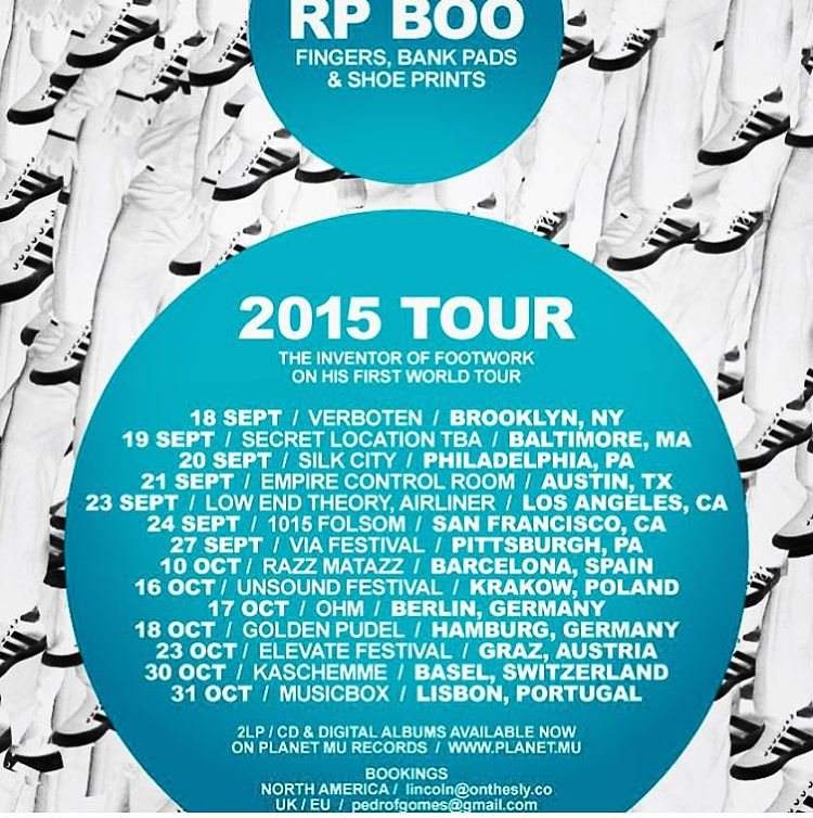 RP Boo 2015 Tour - Página frontal