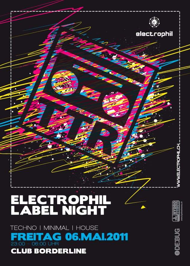 Electrophil Label Night - フライヤー表