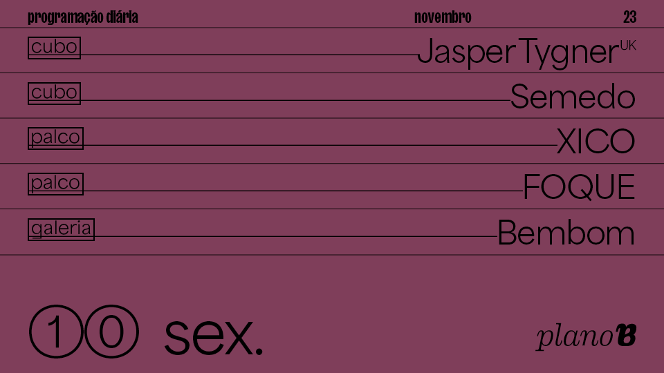 Jasper Tygner - フライヤー表