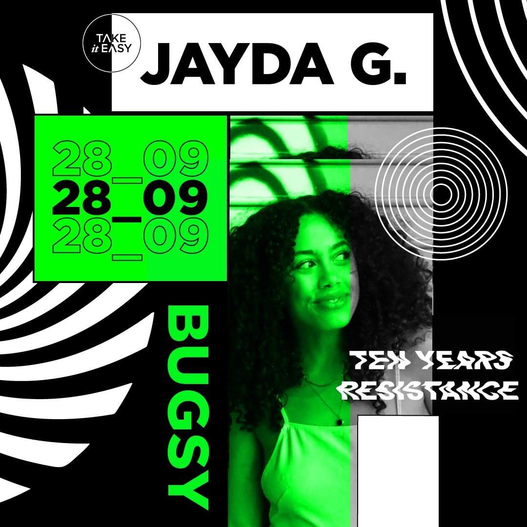 Jayda G, Bugsy - Take it Easy - Página frontal
